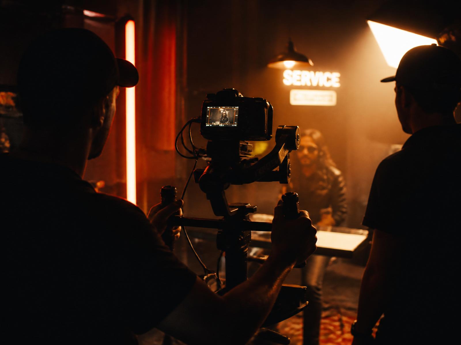 Behind the scenes on a Micro TV production